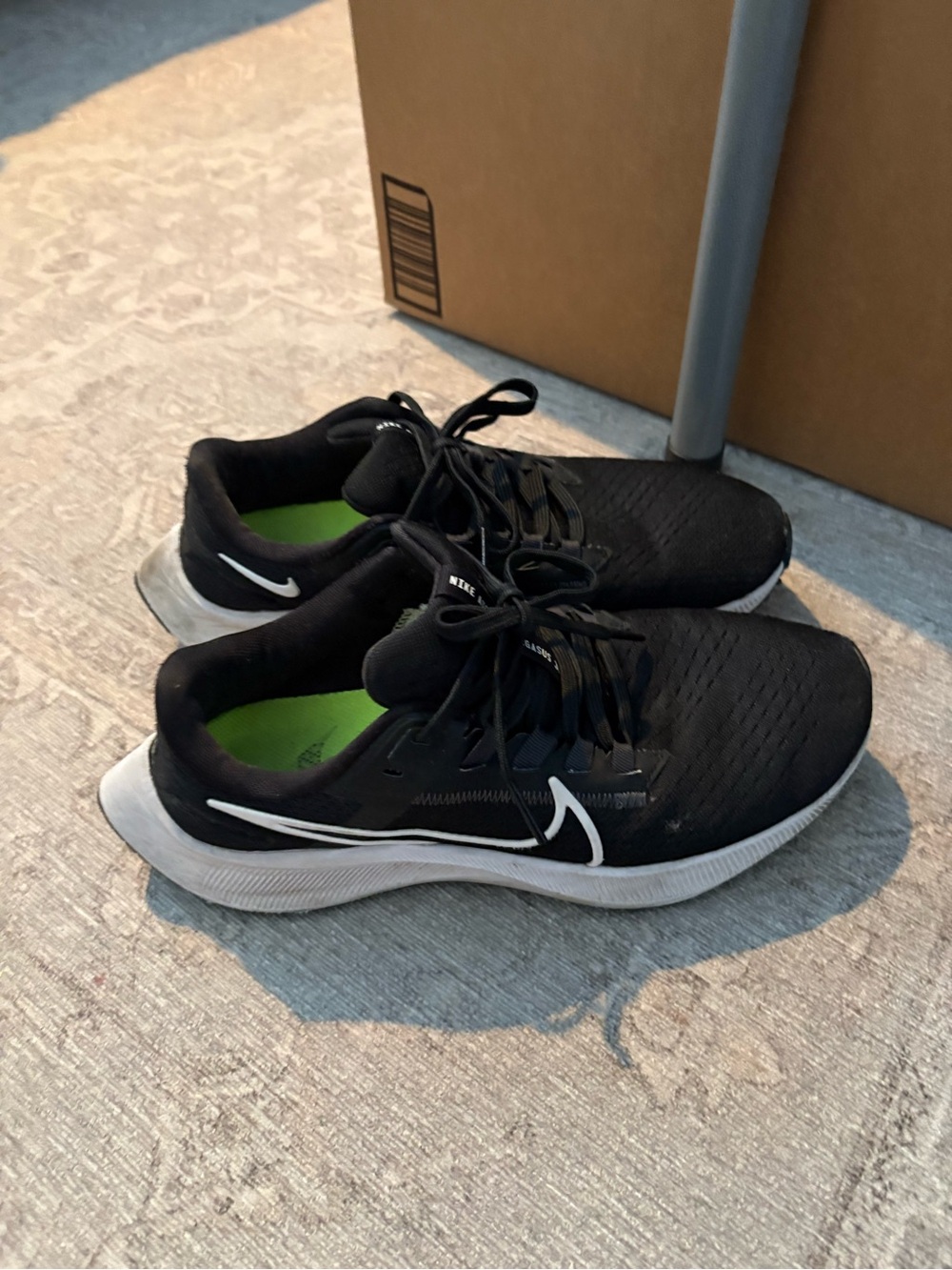 Nike Pegasus Sneakers Black Sneakers Size 7 Womens
